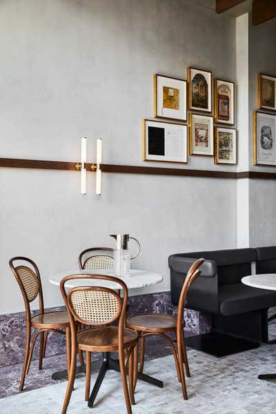  French Restaurant Bar and Game Room. Frédéric by Léo Terrando Design.