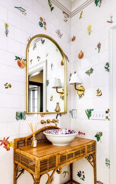  Eclectic Family Home Bathroom. A Little Slice of Heaven! by Charlotte Lucas Design.