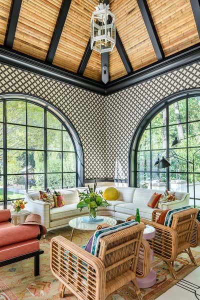  Tropical Family Home Living Room. A Little Slice of Heaven! by Charlotte Lucas Design.