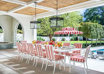  Transitional Beach Style Tropical Family Home Patio and Deck. A Little Slice of Heaven! by Charlotte Lucas Design.