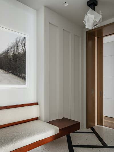  Modern Transitional Apartment Entry and Hall. Knightsbridge by Malyev Schafer Ltd.