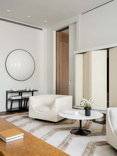  Modern Transitional Living Room. Knightsbridge by Malyev Schafer Ltd.