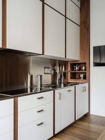  Eclectic Apartment Kitchen. Knightsbridge by Malyev Schafer Ltd.