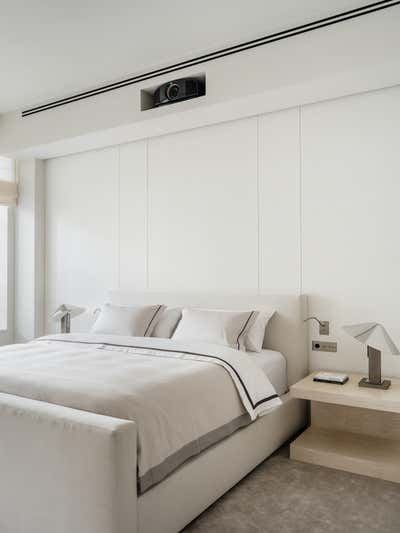  Eclectic Apartment Bedroom. Knightsbridge by Malyev Schafer Ltd.