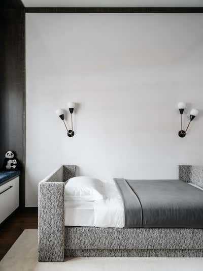 Eclectic Apartment Bedroom. Knightsbridge by Malyev Schafer Ltd.