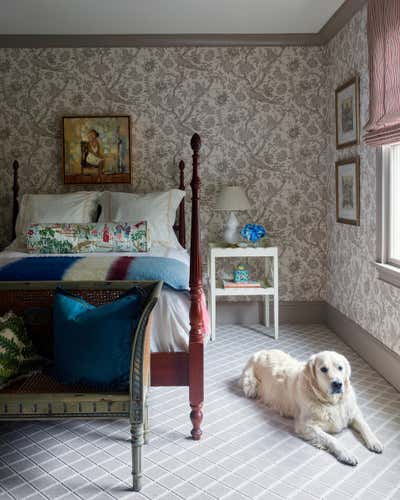  Cottage Family Home Bedroom. A Classic Beauty  by Charlotte Lucas Design.