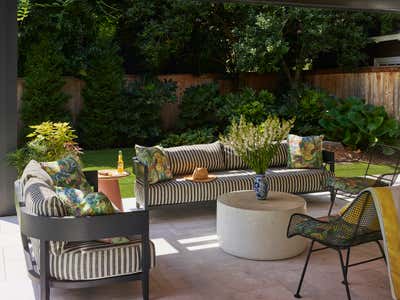  Maximalist Patio and Deck. Bold & Beautiful by Charlotte Lucas Design.