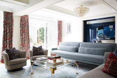  Eclectic Family Home Living Room. UES by Area Interior Design.