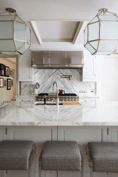 Eclectic Family Home Kitchen. UES by Area Interior Design.