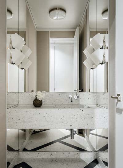  Transitional Apartment Bathroom. Knightsbridge by Malyev Schafer Ltd.