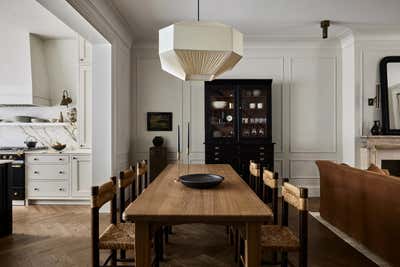  Organic Dining Room. West Village Townhome by And Studio Interiors.