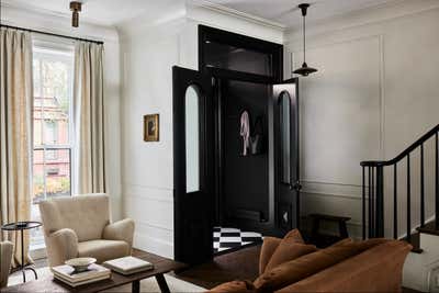  Organic Family Home Entry and Hall. West Village Townhome by And Studio Interiors.