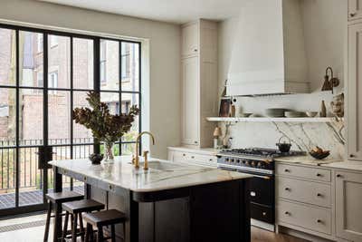  Organic Family Home Kitchen. West Village Townhome by And Studio Interiors.