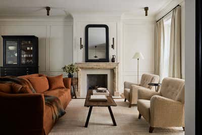  Organic Family Home Living Room. West Village Townhome by And Studio Interiors.