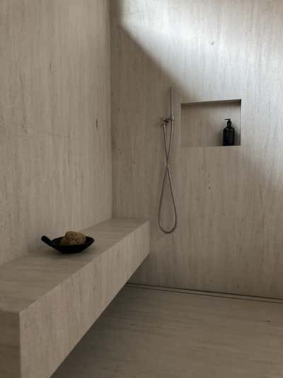  Organic Bathroom. Hideaway Modern by Lolo Interiors CA.