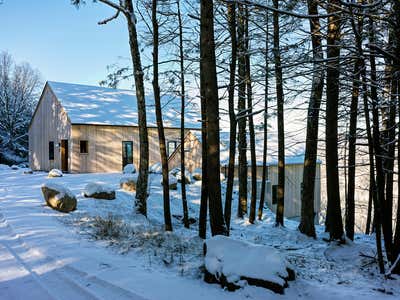  Modern Minimalist Patio and Deck. Windham Ski House by Elizabeth Roberts Architects.