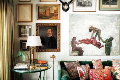 Bohemian Family Home Living Room. El Caballero by Lindsay Pennington Inc..