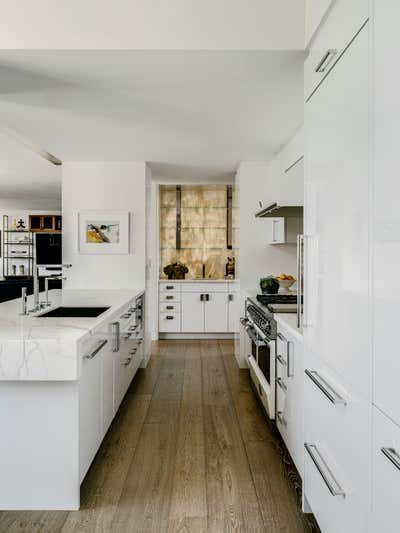 Contemporary Apartment Kitchen. Statement Piece by Kendall Wilkinson Design.