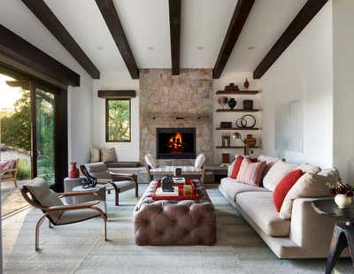  Bohemian Farmhouse Country House Living Room. Vineyard Villa by Kendall Wilkinson Design.