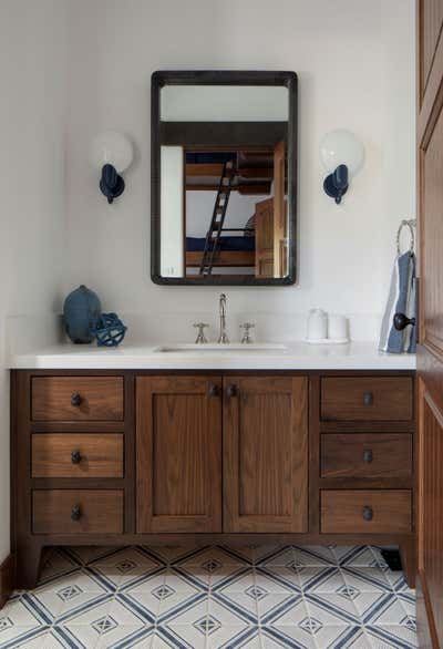  Country Country House Bathroom. Vineyard Villa by Kendall Wilkinson Design.