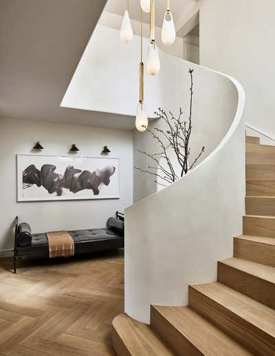  Contemporary Family Home Entry and Hall. Beverly Hills Residence by KES Studio.