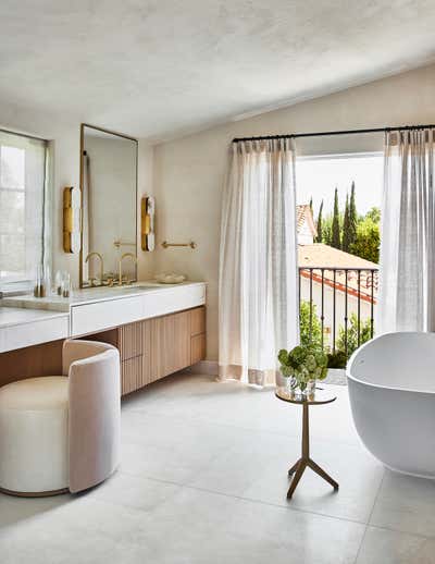  Contemporary Family Home Bathroom. Beverly Hills Residence by KES Studio.