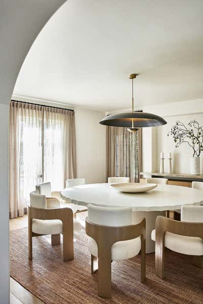  Contemporary Family Home Dining Room. Beverly Hills Residence by KES Studio.