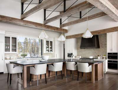  Contemporary Transitional Country House Kitchen. Alpine Tranquility by Kendall Wilkinson Design.