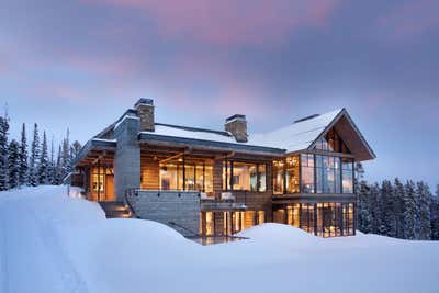  Mid-Century Modern Exterior. Alpine Tranquility by Kendall Wilkinson Design.