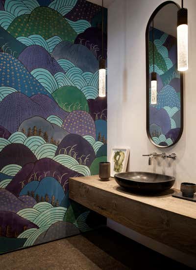  Organic Bathroom. Alpine Tranquility by Kendall Wilkinson Design.