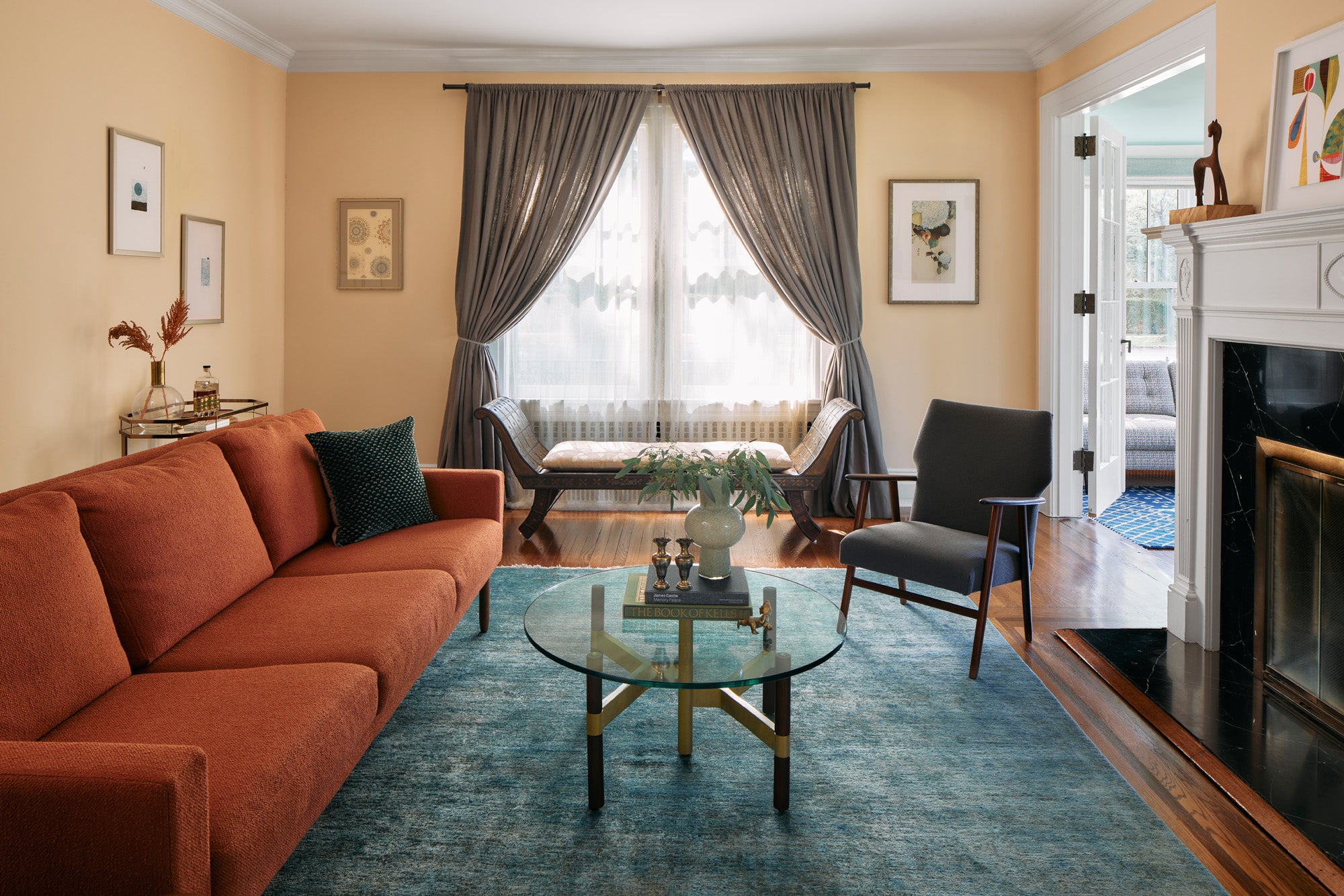 British Colonial Living Room