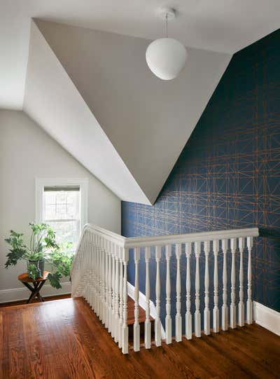  British Colonial Family Home Entry and Hall. Douglaston by Frederick Tang Architecture.