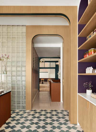 Contemporary Pantry. Nabilas Restaurant  by Frederick Tang Architecture.