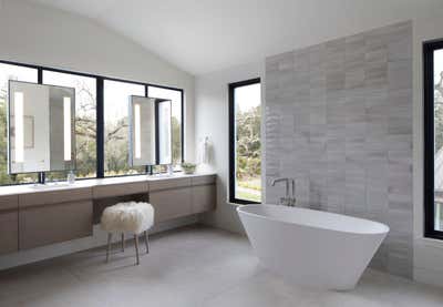  Modern Family Home Bathroom. Linear Thinking by Kendall Wilkinson Design.