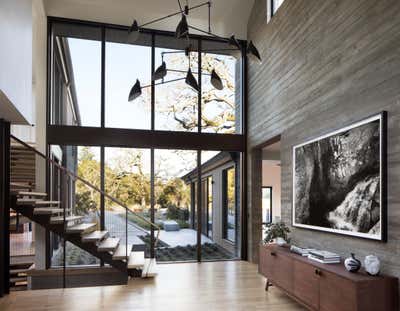  Modern Family Home Entry and Hall. Linear Thinking by Kendall Wilkinson Design.