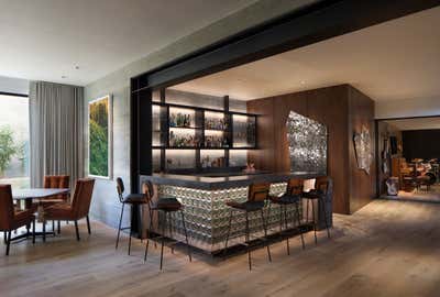  Modern Family Home Bar and Game Room. Linear Thinking by Kendall Wilkinson Design.