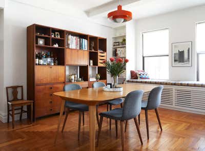  Contemporary Apartment Dining Room. Eastern Parkway  by Frederick Tang Architecture.