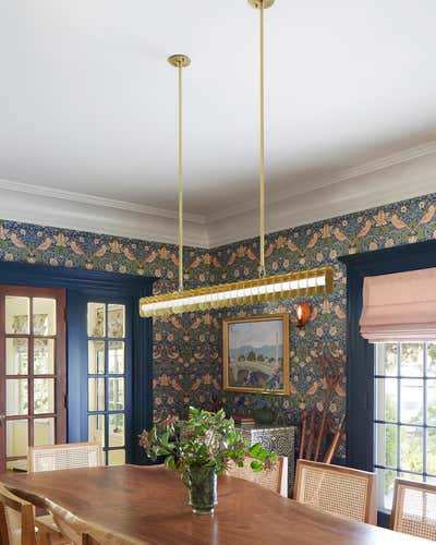  Craftsman Maximalist Family Home Dining Room. West Adams Dining Room by Murphy Deesign.