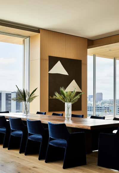  Minimalist Dining Room. 8899 Beverly, Penthouse by ASH NYC.