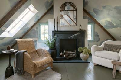  British Colonial Country House Bedroom. Holicong Rd. by Studio Whitford.