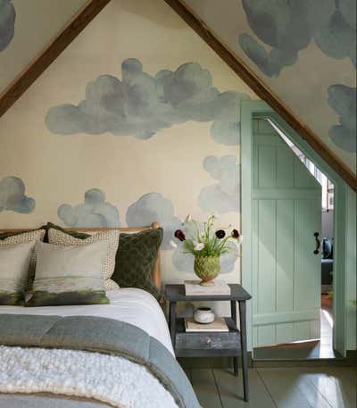  British Colonial Country House Bedroom. Holicong Rd. by Studio Whitford.