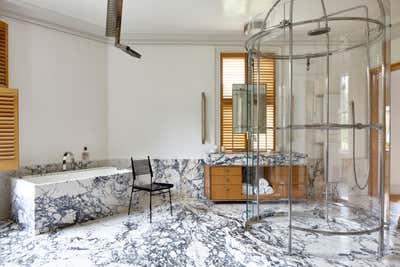  Scandinavian Modern Contemporary Country House Bathroom. Gothic Victorian Estate by Sara Story Design.