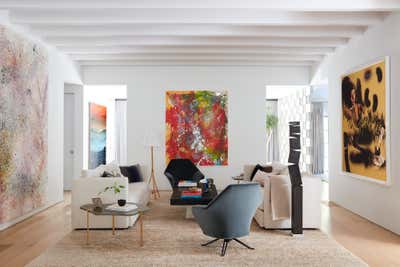  Contemporary Family Home Living Room. Beverly Hills Modernist Home by Sara Story Design.