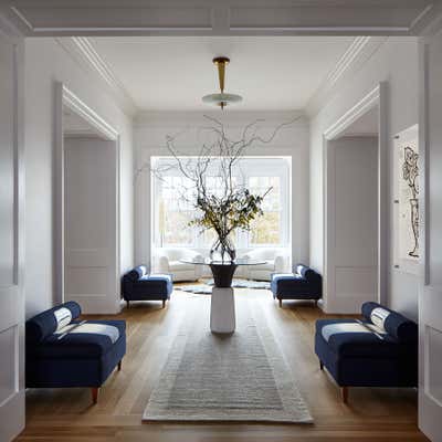  Scandinavian Entry and Hall. Greenwich Family Home by Sara Story Design.