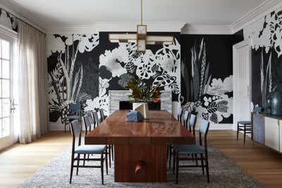  Modern Family Home Dining Room. Greenwich Family Home by Sara Story Design.