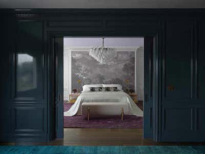  Modern Eclectic Family Home Bedroom. Pacific by Geoffrey De Sousa Interior Design.