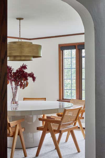 Eclectic Minimalist Family Home Dining Room. Timeless Tudor by Mazza Collective, LLC.