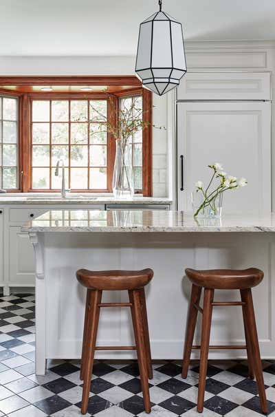  Eclectic Minimalist Family Home Kitchen. Timeless Tudor by Mazza Collective, LLC.