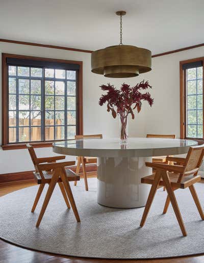  Mid-Century Modern Family Home Dining Room. Timeless Tudor by Mazza Collective, LLC.