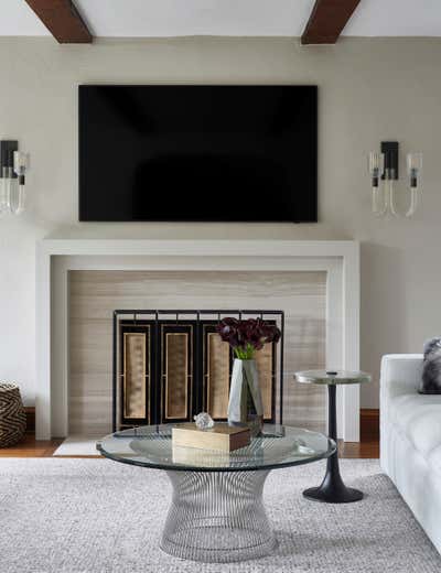  Minimalist Living Room. Timeless Tudor by Mazza Collective, LLC.